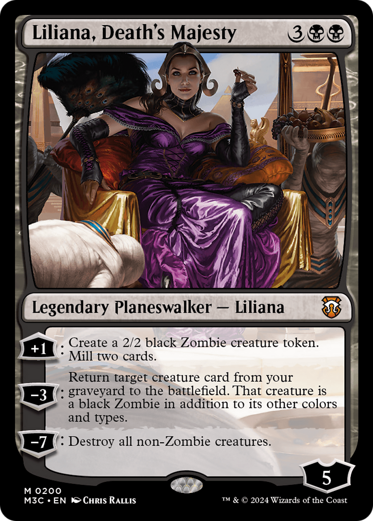 Liliana, Death's Majesty (Ripple Foil) [Modern Horizons 3 Commander] | Clutch Gaming
