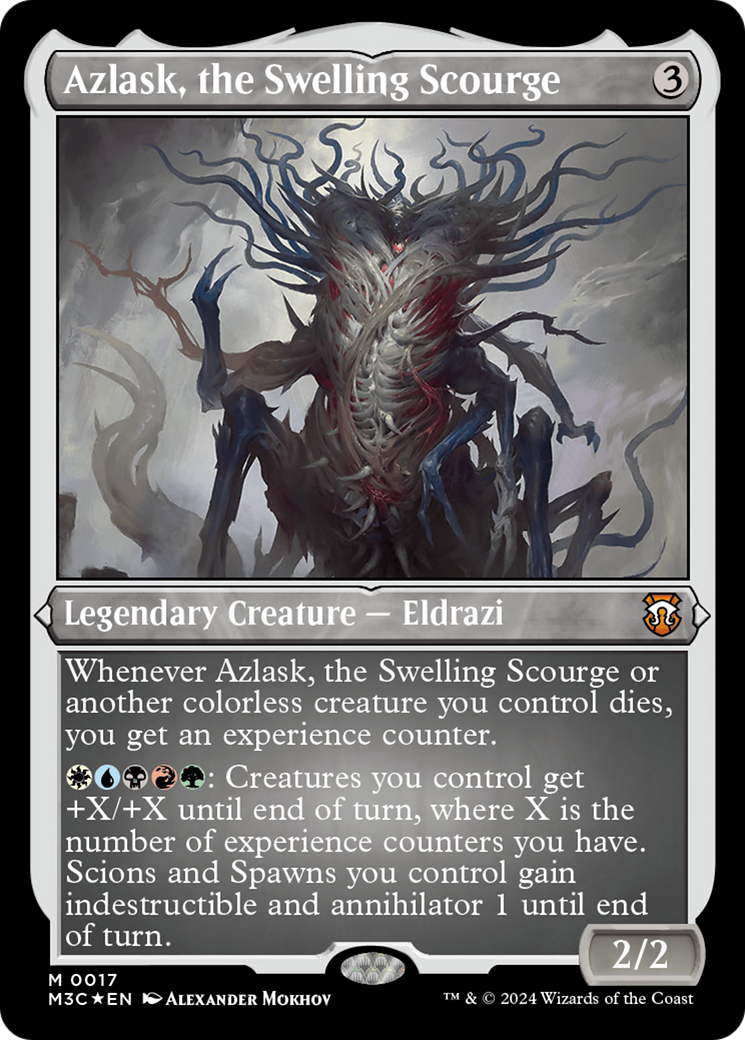 Azlask, the Swelling Scourge (Foil Etched) [Modern Horizons 3 Commander] | Clutch Gaming