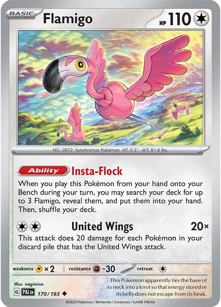 Flamigo (170/193) [Scarlet & Violet: Paldea Evolved] | Clutch Gaming