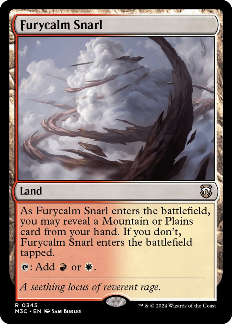 Furycalm Snarl (Ripple Foil) [Modern Horizons 3 Commander] | Clutch Gaming