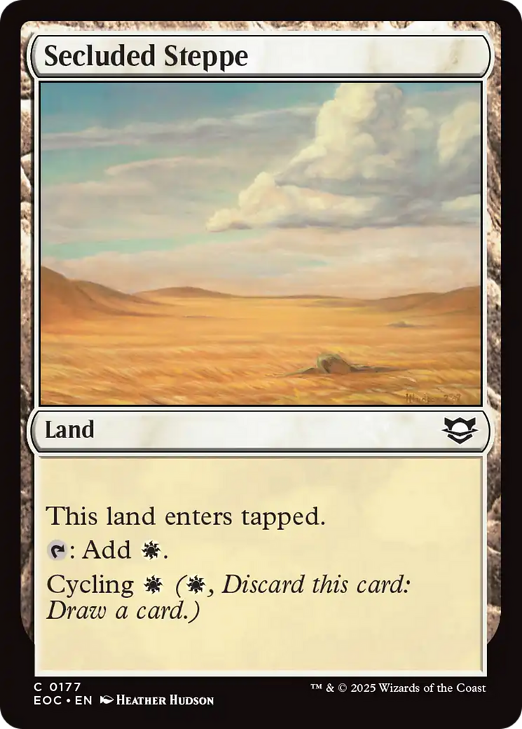 Secluded Steppe [Edge of Eternities Commander] | Clutch Gaming