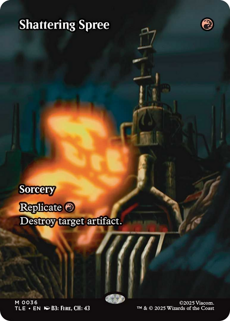 Shattering Spree (Borderless) [Avatar: The Last Airbender: Eternal-Legal] | Clutch Gaming