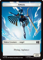 Angel (020) // Vibranium (031) Double-Sided Token (Surge Foil) [Marvel Super Heroes Commander Tokens] | Clutch Gaming
