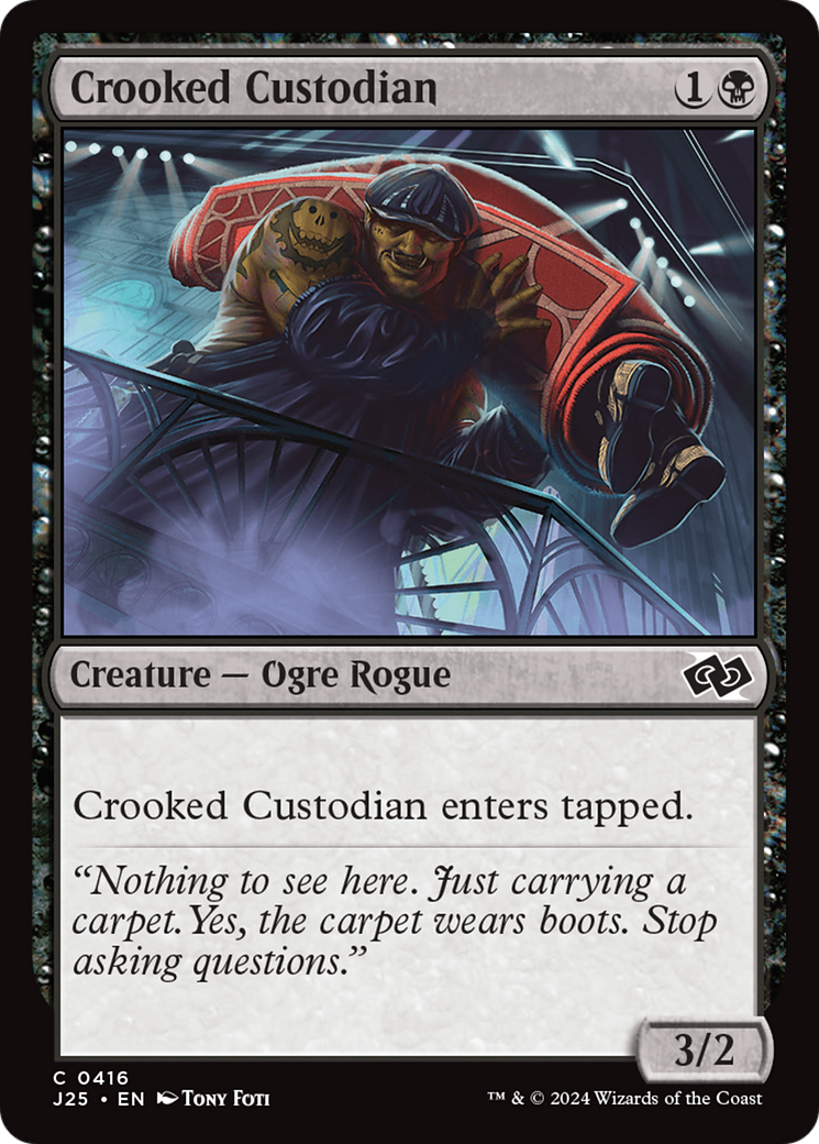 Crooked Custodian [Foundations Jumpstart] | Clutch Gaming