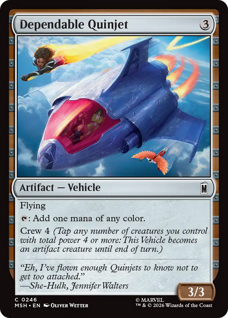 Dependable Quinjet [Marvel Super Heroes] | Clutch Gaming