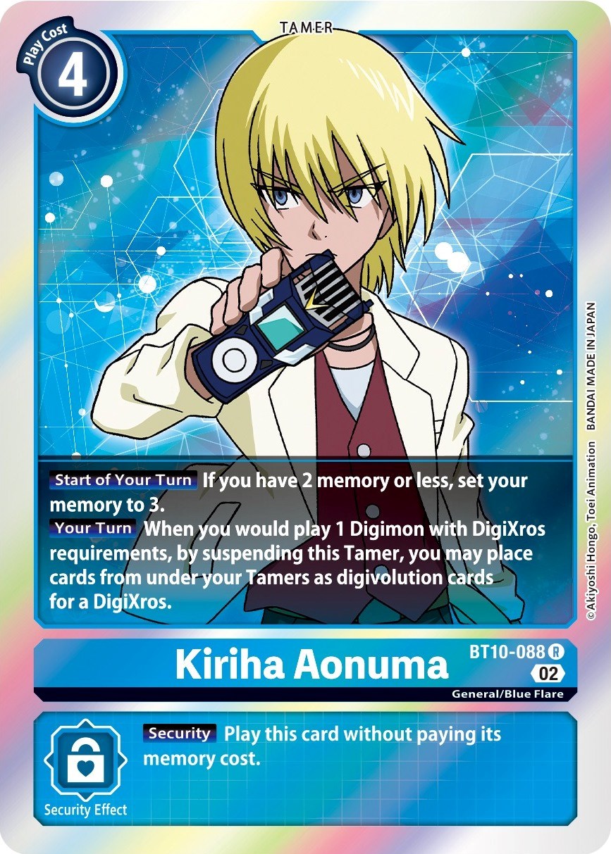 Kiriha Aonuma [BT10-088] [Xros Encounter] | Clutch Gaming