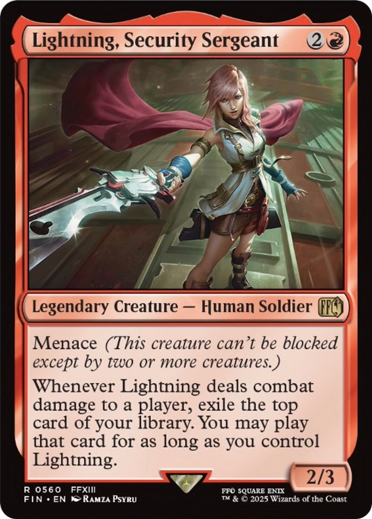 Lightning, Security Sergeant [FINAL FANTASY] | Clutch Gaming