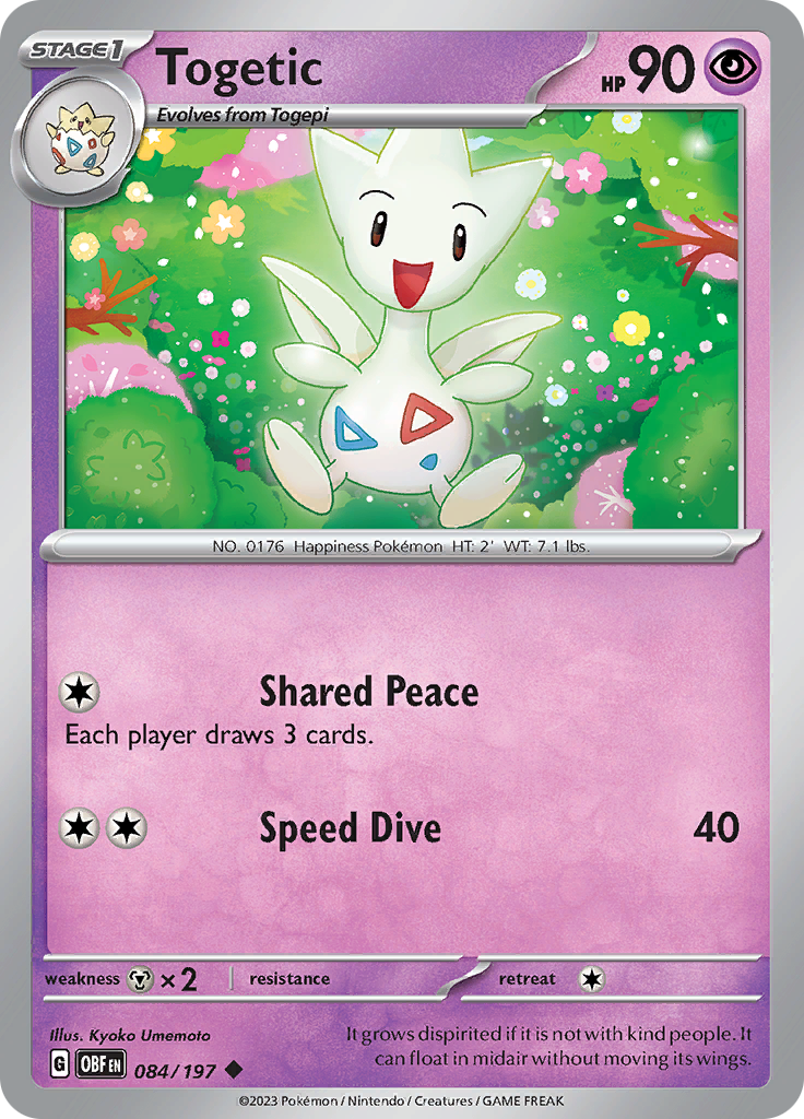 Togetic (084/197) [Scarlet & Violet: Obsidian Flames] | Clutch Gaming