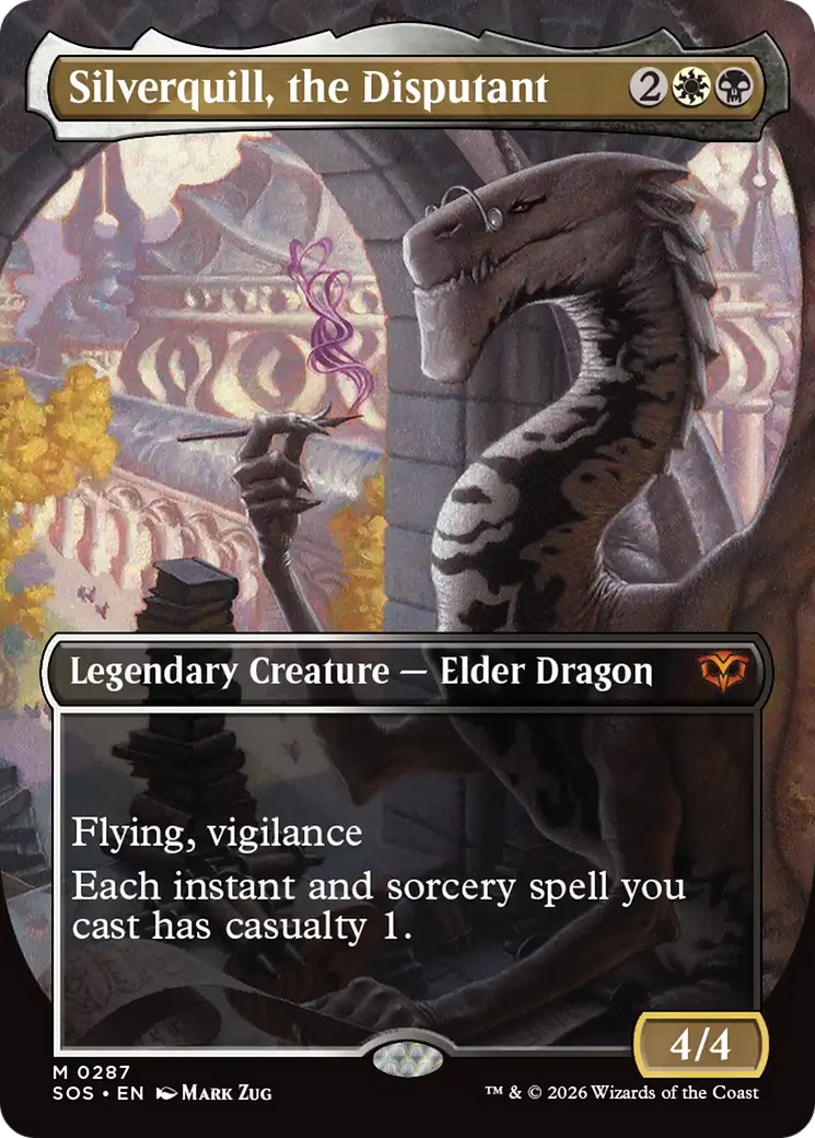 Silverquill, the Disputant (Borderless) [Secrets of Strixhaven] | Clutch Gaming