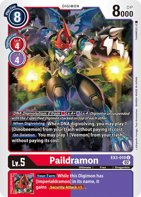 Paildramon [EX3-010] [Draconic Roar] | Clutch Gaming