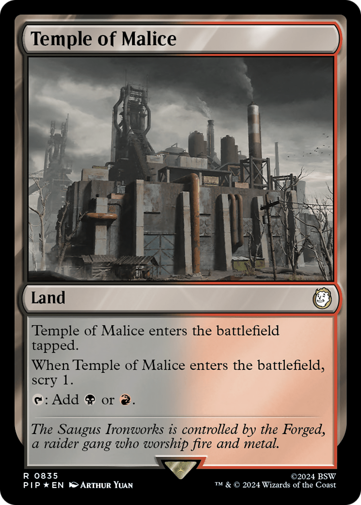 Temple of Malice (Surge Foil) [Fallout] | Clutch Gaming