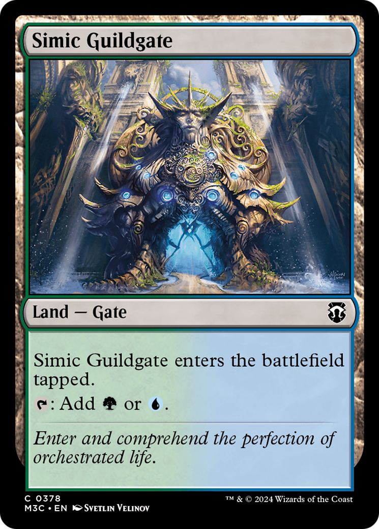 Simic Guildgate (Ripple Foil) [Modern Horizons 3 Commander] | Clutch Gaming