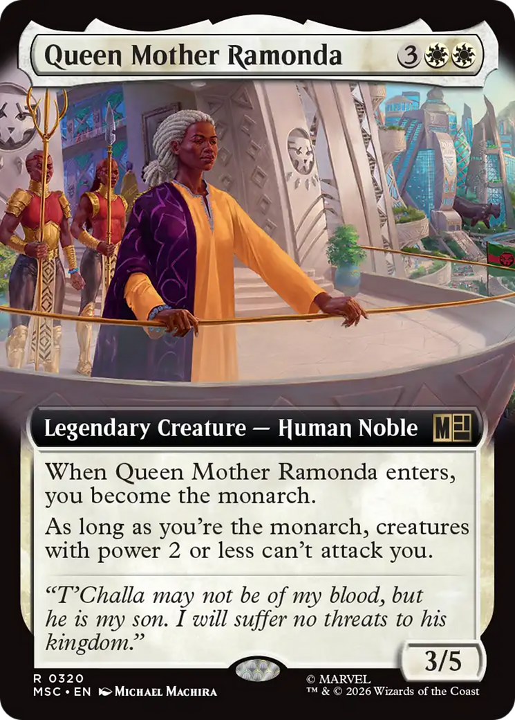 Queen Mother Ramonda (Extended Art) [Marvel Super Heroes Commander] | Clutch Gaming