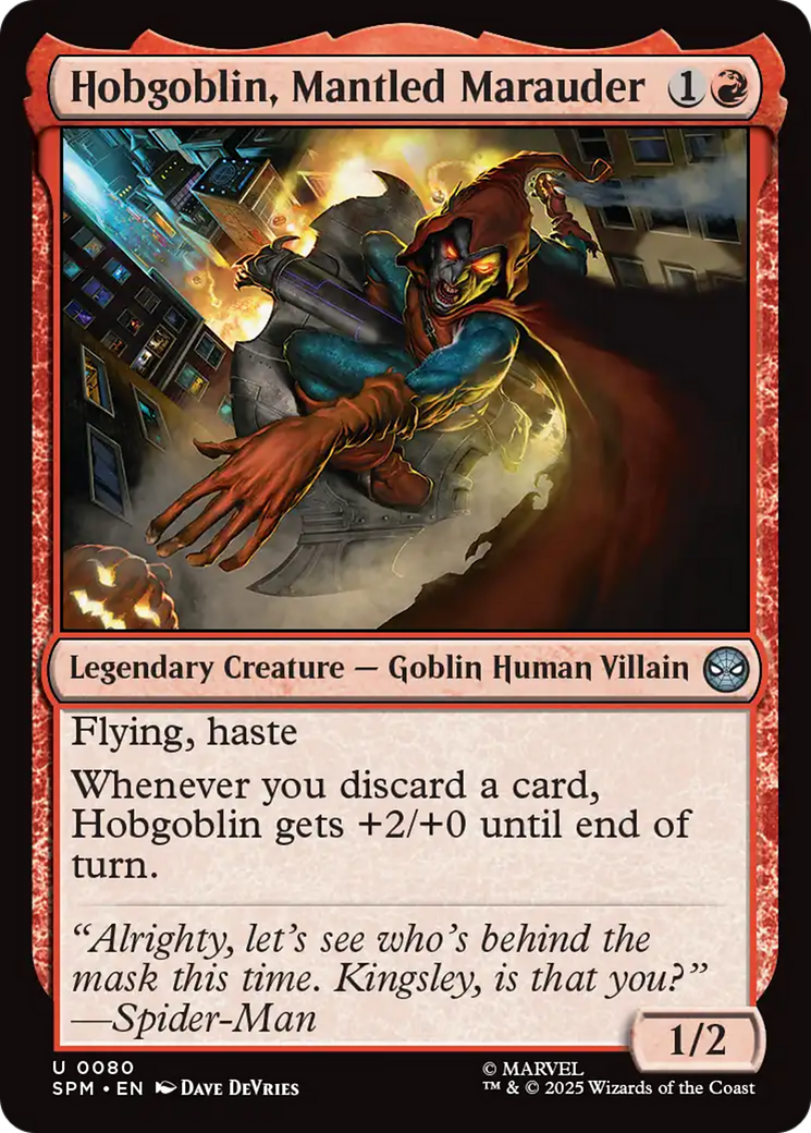 Hobgoblin, Mantled Marauder [Marvel's Spider-Man] | Clutch Gaming