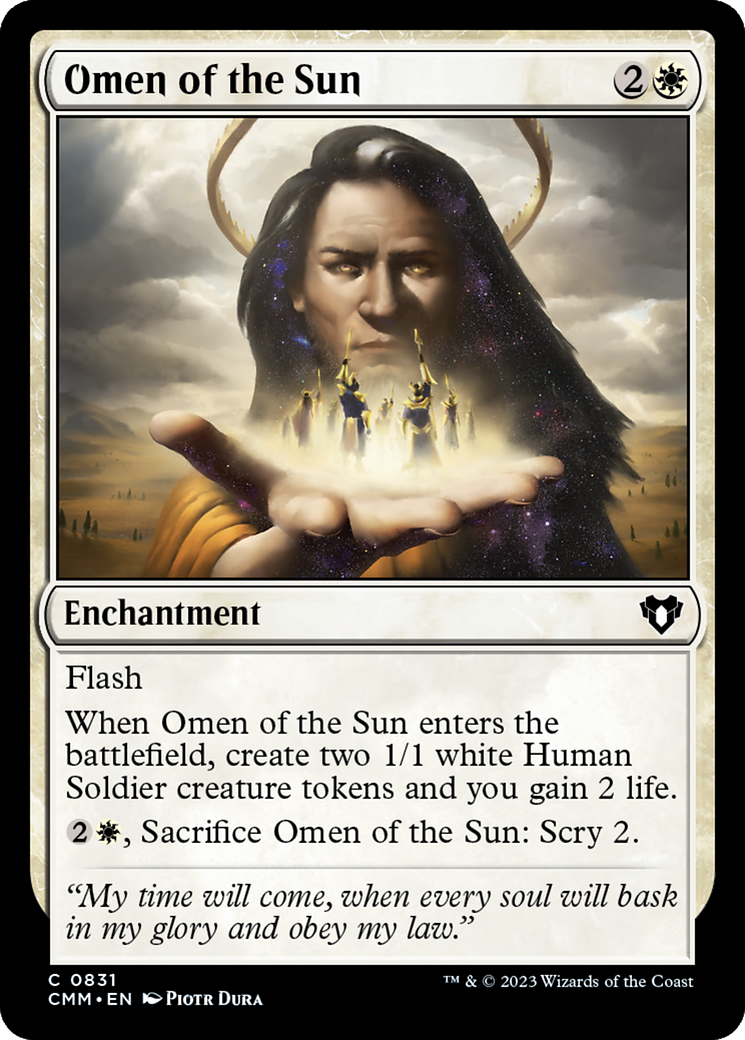 Omen of the Sun [Commander Masters] | Clutch Gaming