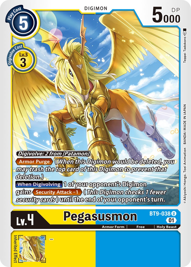 Pegasusmon [BT9-038] [X Record] | Clutch Gaming