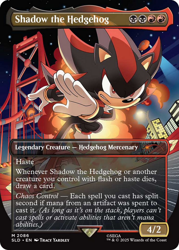 Shadow the Hedgehog (Rainbow Foil) [Secret Lair Drop Series] | Clutch Gaming