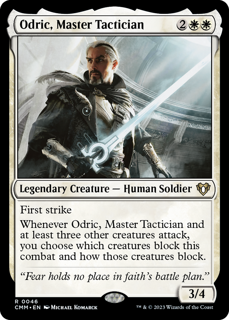 Odric, Master Tactician [Commander Masters] | Clutch Gaming