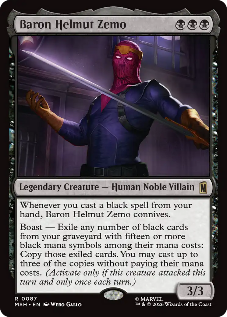 Baron Helmut Zemo [Marvel Super Heroes] | Clutch Gaming