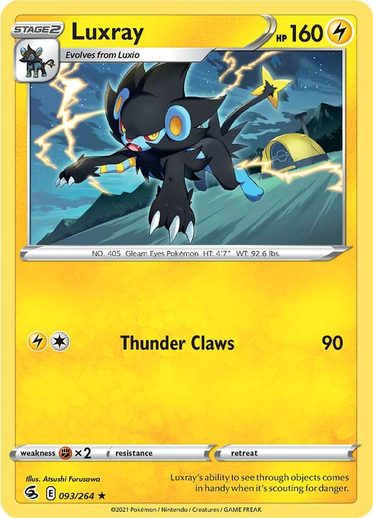 Luxray (093/264) [Sword & Shield: Fusion Strike] | Clutch Gaming