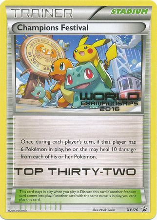 Champions Festival 2016 Top Thirty Two (XY176) [XY: Black Star Promos] | Clutch Gaming