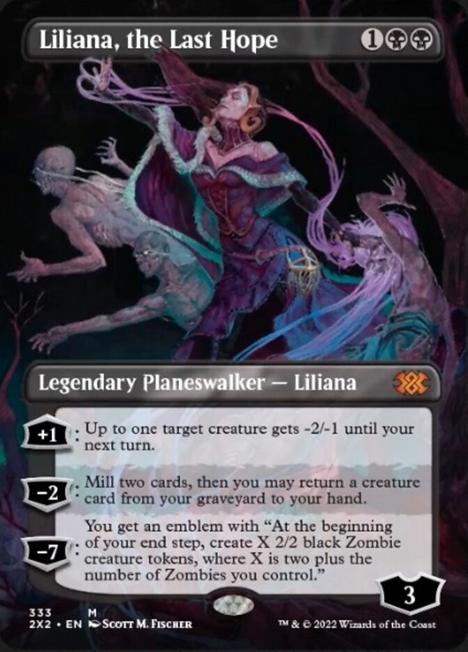 Liliana, the Last Hope (Borderless) [Double Masters 2022] | Clutch Gaming