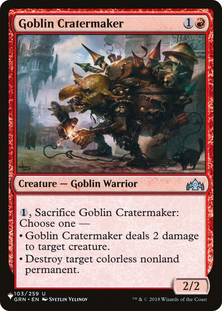 Goblin Cratermaker [The List Reprints] | Clutch Gaming