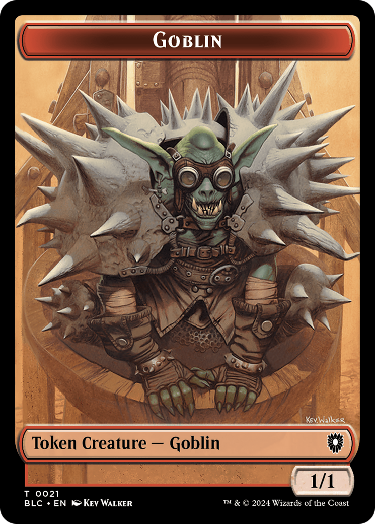 Illusion // Goblin Double-Sided Token [Bloomburrow Commander Tokens] | Clutch Gaming