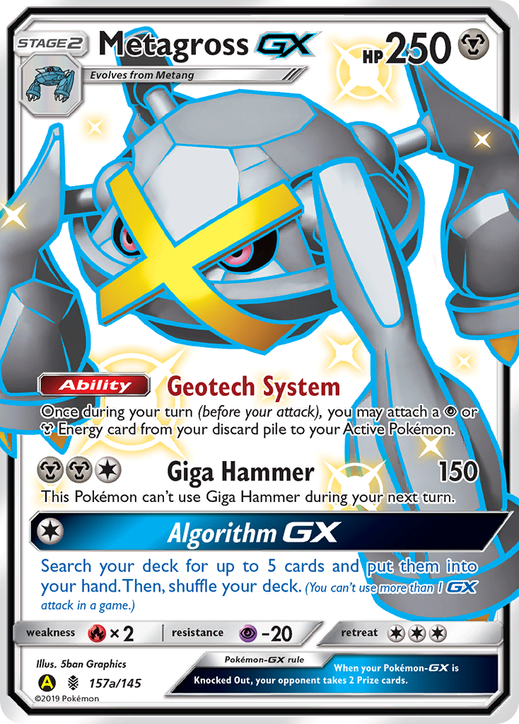 Metagross GX (157a/145) [Alternate Art Promos] | Clutch Gaming