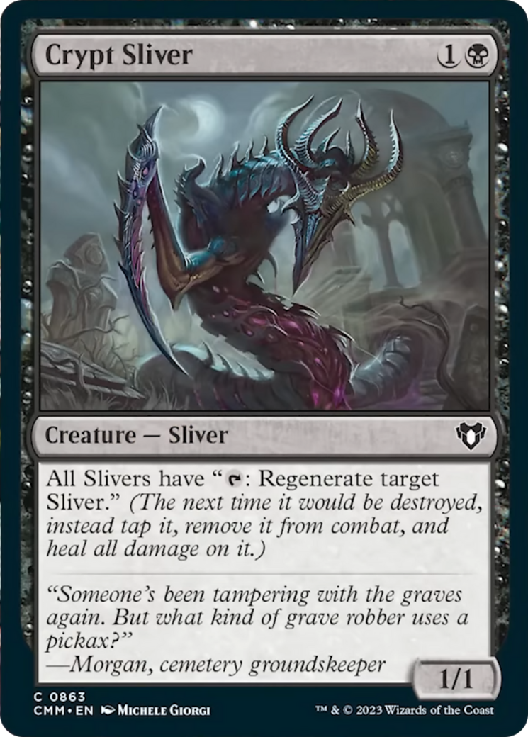 Crypt Sliver [Commander Masters] | Clutch Gaming