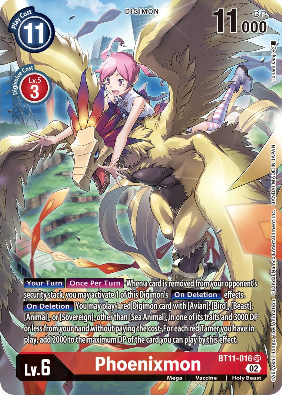 Phoenixmon [BT11-016] (Alternate Art) [Dimensional Phase] | Clutch Gaming