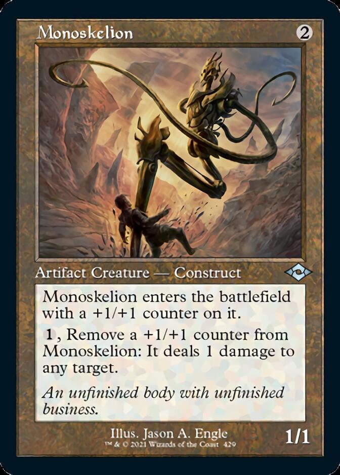 Monoskelion (Retro Foil Etched) [Modern Horizons 2] | Clutch Gaming