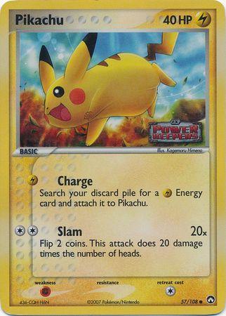 Pikachu (57/108) (Stamped) [EX: Power Keepers] | Clutch Gaming