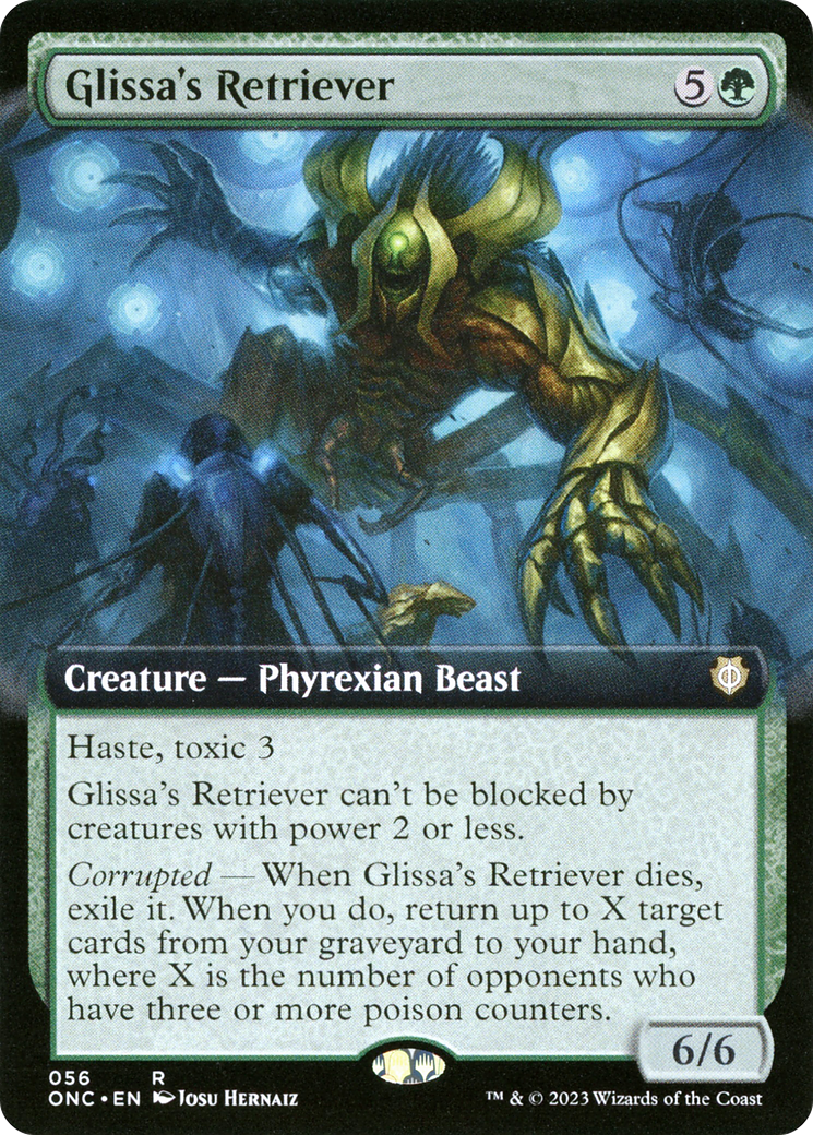 Glissa's Retriever (Extended Art) [Phyrexia: All Will Be One Commander] | Clutch Gaming