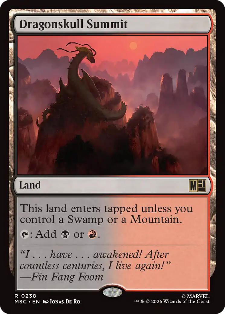 Dragonskull Summit [Marvel Super Heroes Commander] | Clutch Gaming