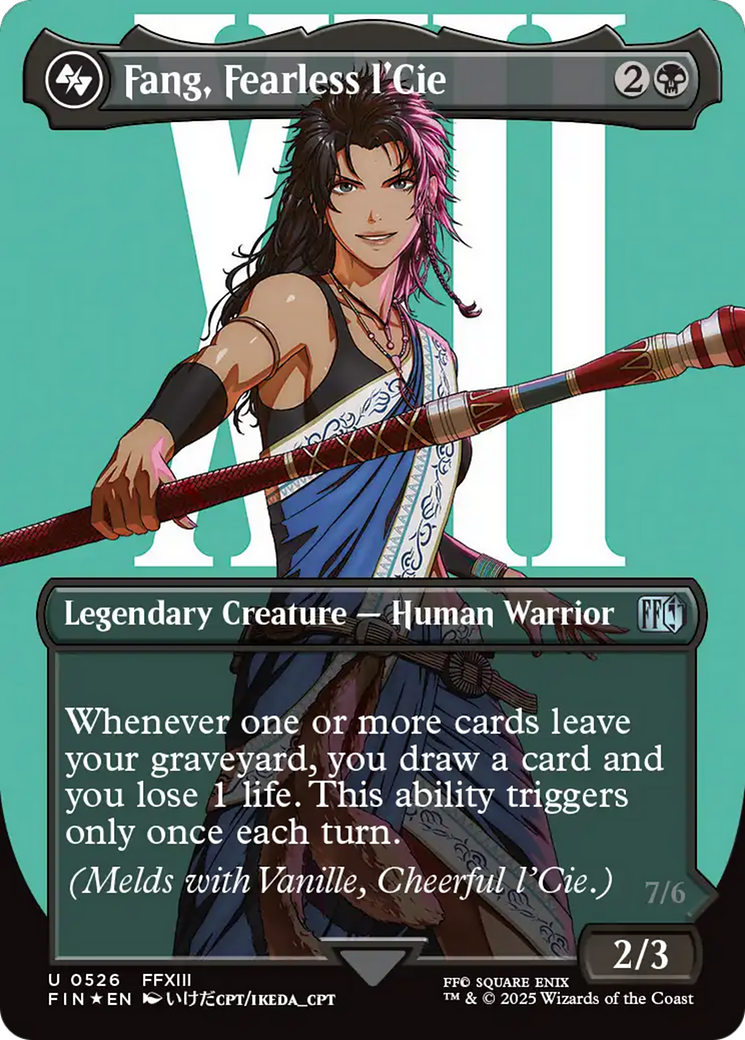 Fang, Fearless l'Cie (Borderless) (Surge Foil) [FINAL FANTASY] | Clutch Gaming