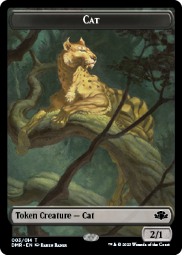 Cat Token (003) [Dominaria Remastered Tokens] | Clutch Gaming