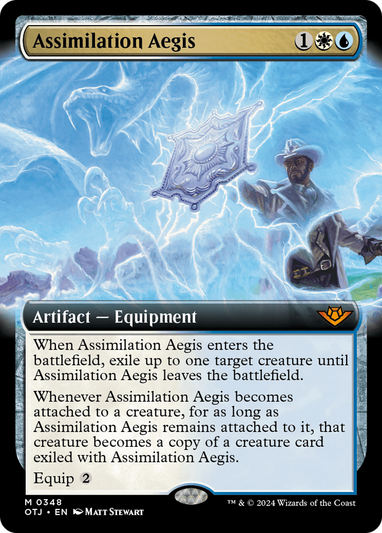 Assimilation Aegis (Extended Art) [Outlaws of Thunder Junction] | Clutch Gaming