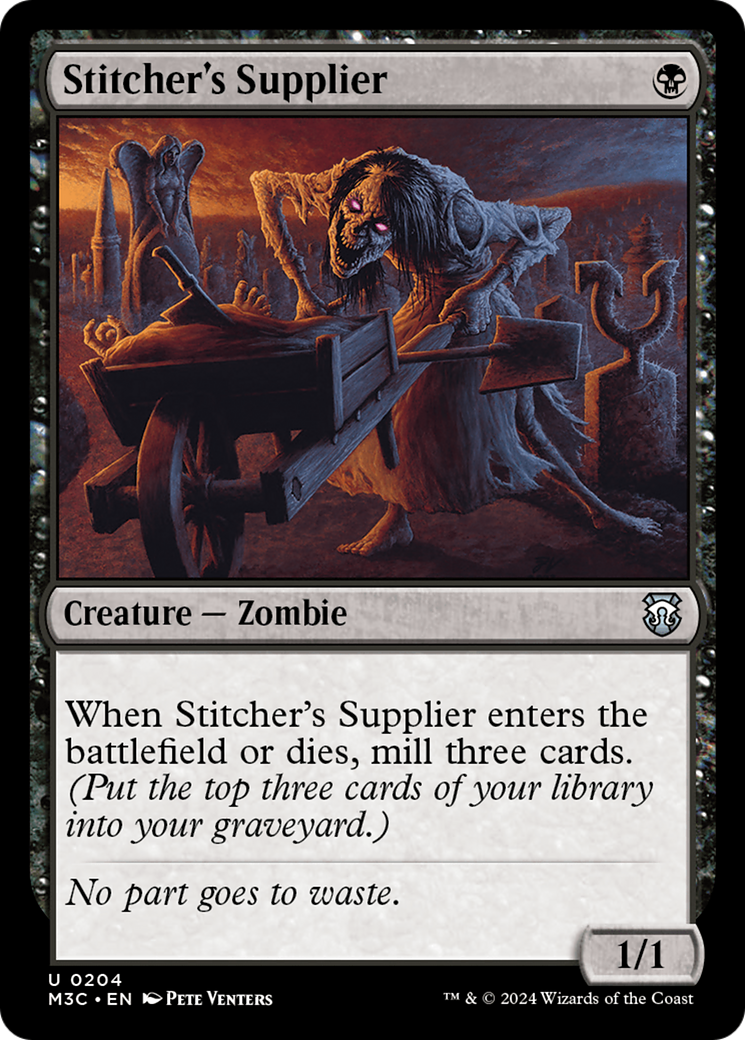 Stitcher's Supplier (Ripple Foil) [Modern Horizons 3 Commander] | Clutch Gaming