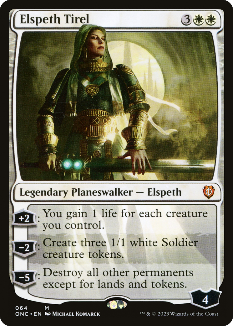 Elspeth Tirel [Phyrexia: All Will Be One Commander] | Clutch Gaming