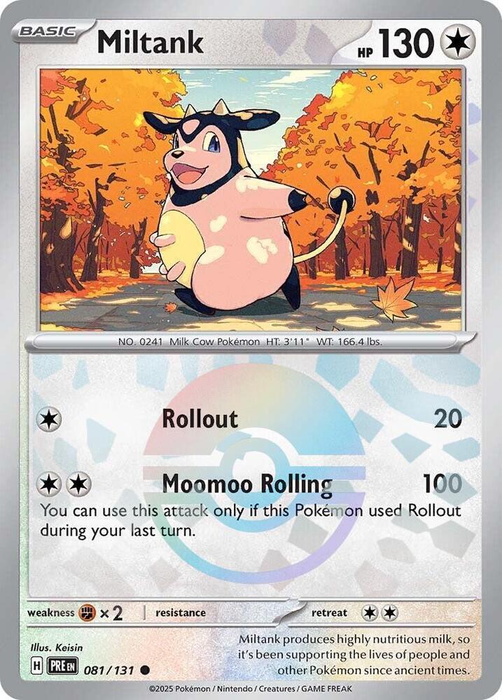 Miltank (081/131) (Poke Ball Pattern) [Scarlet & Violet: Prismatic Evolutions] | Clutch Gaming