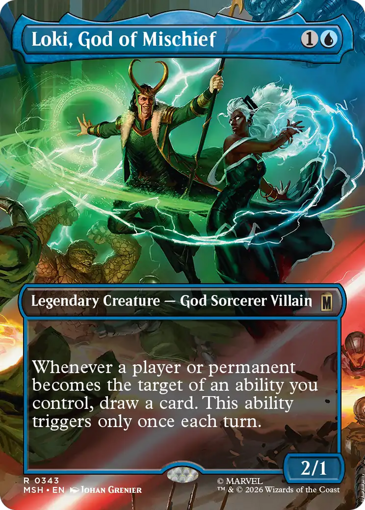 Loki, God of Mischief (Borderless) [Marvel Super Heroes] | Clutch Gaming