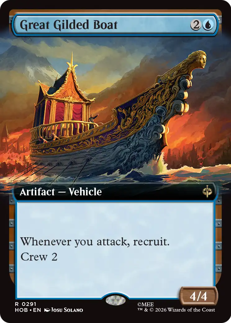 Great Gilded Boat (Extended Art) [The Hobbit] | Clutch Gaming