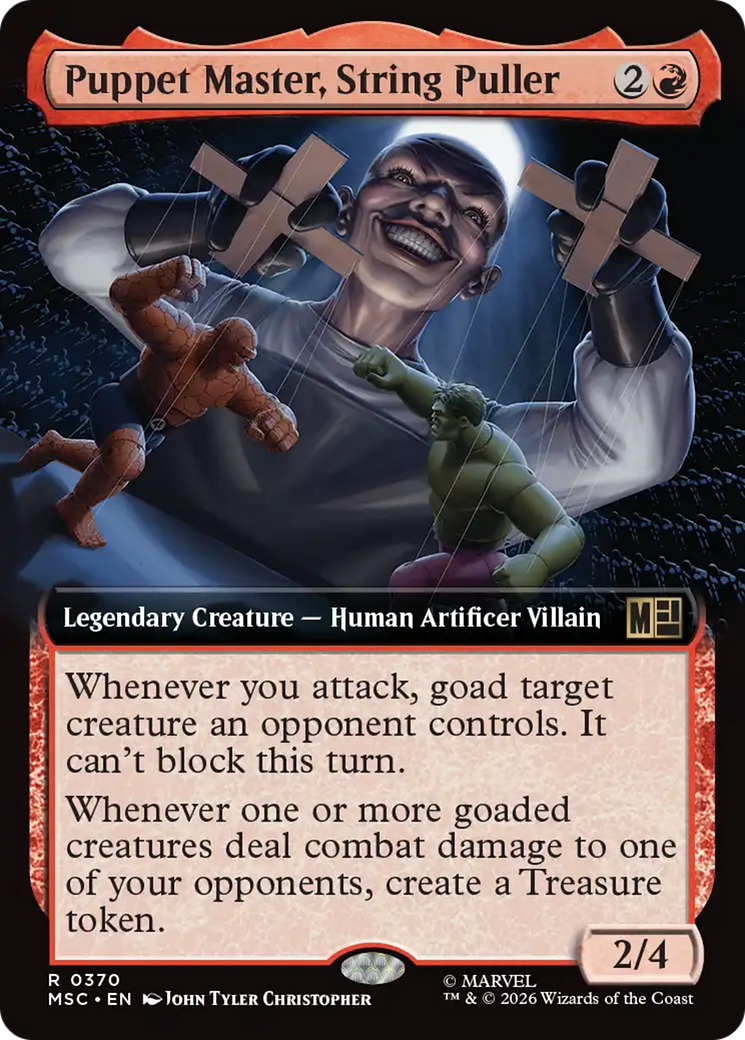 Puppet Master, String Puller (Extended Art) [Marvel Super Heroes Commander] | Clutch Gaming
