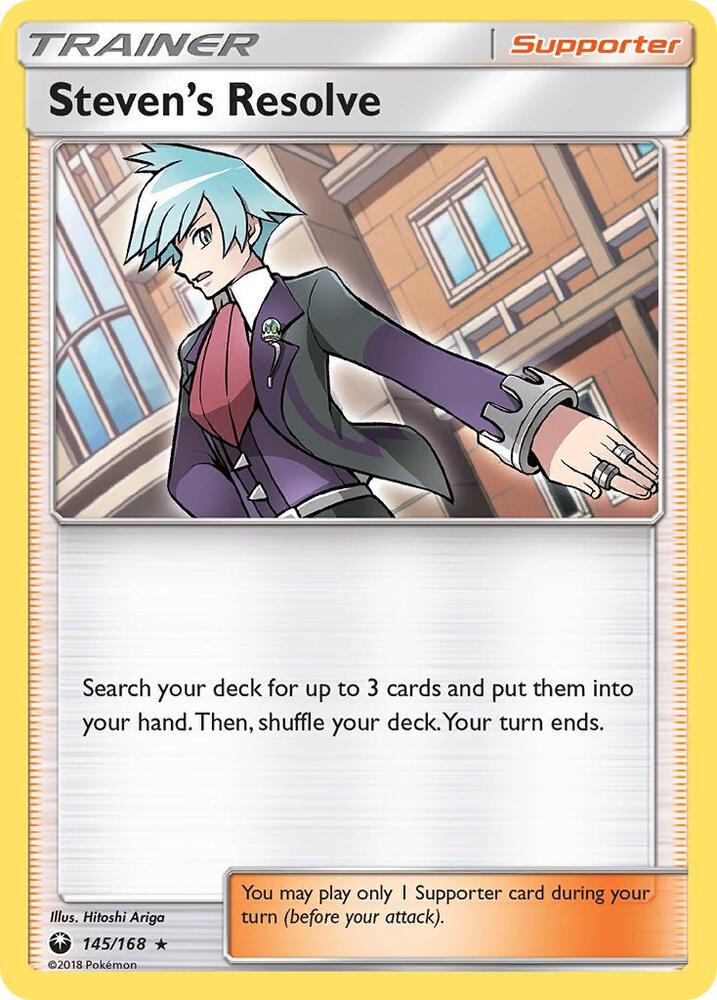 Steven's Resolve (145/168) [Sun & Moon: Celestial Storm] | Clutch Gaming