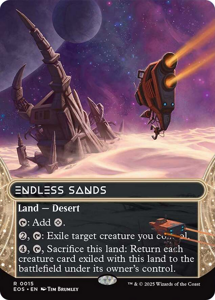 Endless Sands (0015) (Borderless) [Edge of Eternities: Stellar Sights] | Clutch Gaming