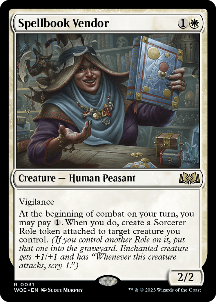 Spellbook Vendor [Wilds of Eldraine] | Clutch Gaming