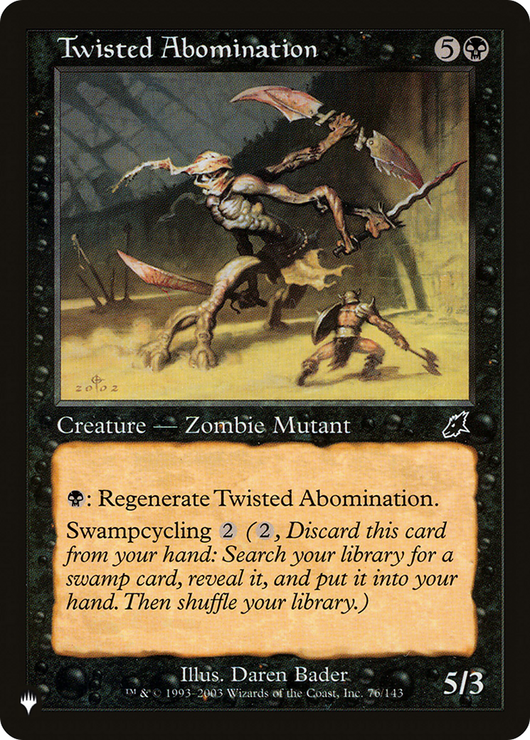 Twisted Abomination [The List Reprints] | Clutch Gaming