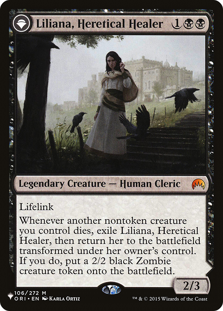 Liliana, Heretical Healer // Liliana, Defiant Necromancer [Secret Lair: From Cute to Brute] | Clutch Gaming