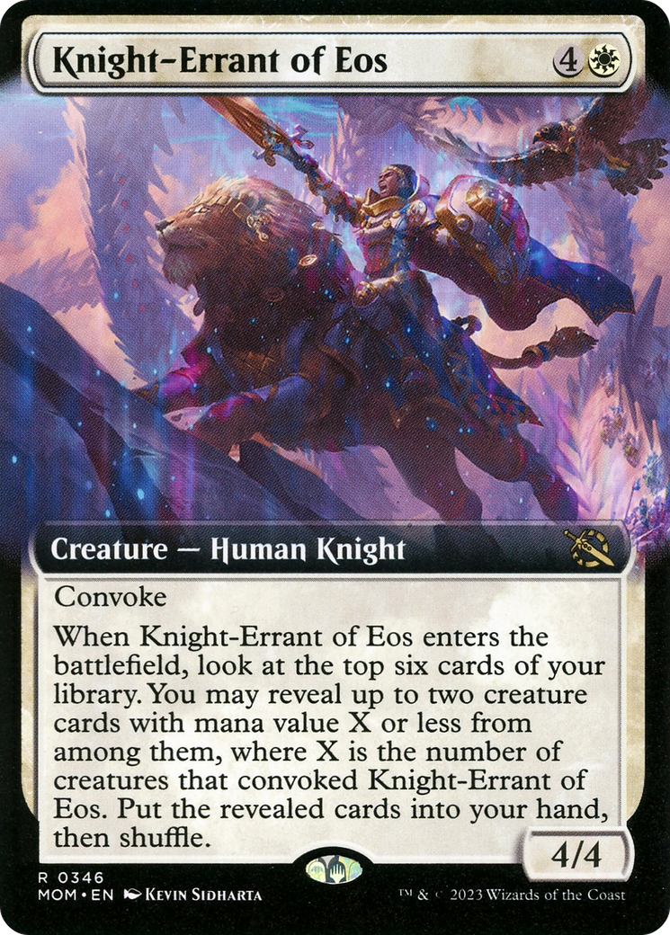 Knight-Errant of Eos (Extended Art) [March of the Machine] | Clutch Gaming